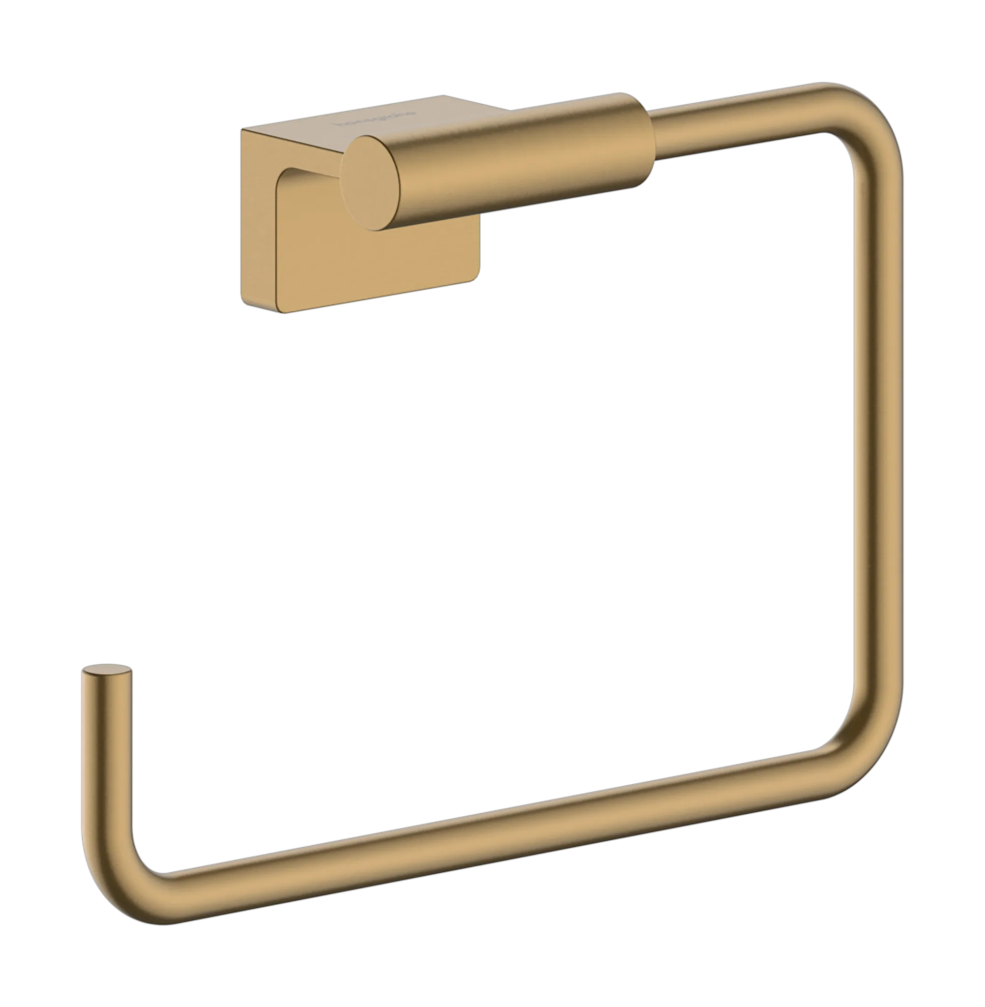 Hansgrohe AddStoris S Handtuchring Brushed Bronze, schwenkbar, Wandmontage mit verdeckter Befestigung, Bohrabstand 26 mm, Bohrloch Ø 6 mm Hansgrohe AddStoris S Handtuchring Brushed Bronze, schwenkbar, Wandmontage mit verdeckter Befestigung, Bohrabstand 26 mm, Bohrloch Ø 6 mm