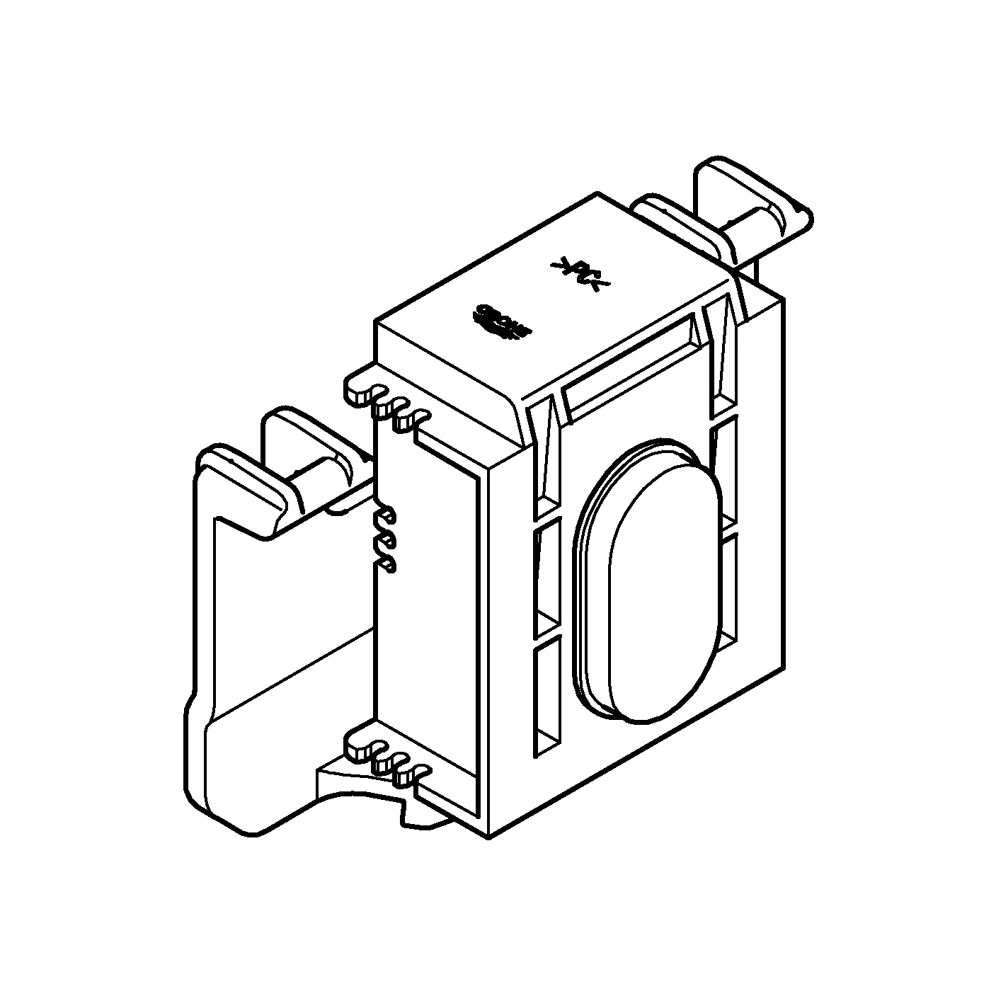 Elektronik 42597, für IR-Unterputz-Brausethermostat Eurosmart Cosmopolitan E Special, Infrarotsensor für bidirektionale Kommunikation