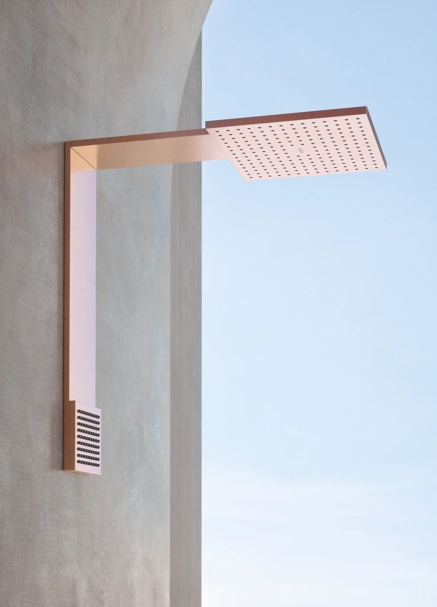 AXOR ShowerComposition Brausenmodul 250/250 2jet mit Schulterbrause Chrom