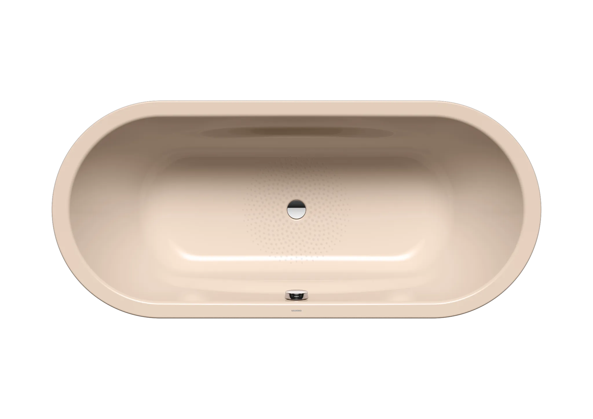 Kaldewei Badewanne „Vaio Duo Oval“ oval 180 × 80 cm, ohne Grifflochbohrungen in bahamabeige