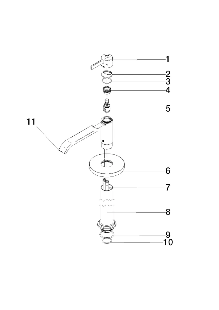 Dornbracht Waschtisch-Einlochbatterie mit Standrohr IMO 22585671 Chrom Dornbracht Waschtisch-Einlochbatterie mit Standrohr IMO 22585671 Chrom