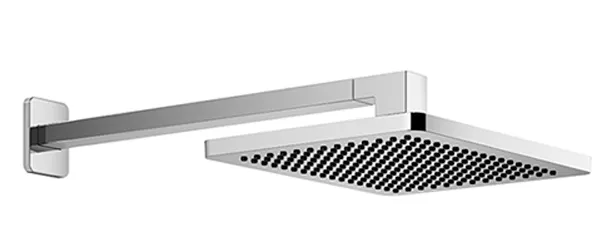 Regenbrause mit Wandanbindung LULU Chrom 28786710 Regenbrause mit Wandanbindung LULU Chrom 28786710