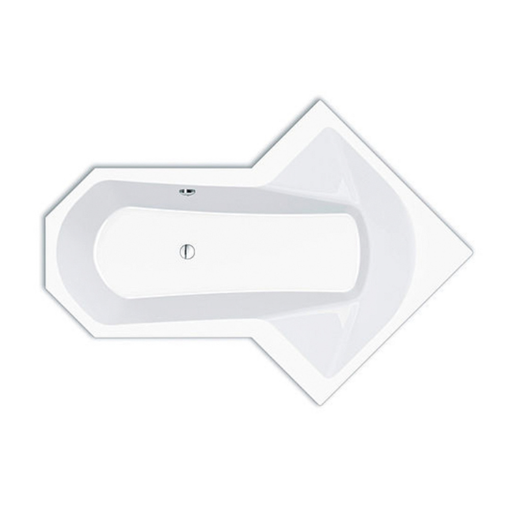 repaBAD Badewanne „Monaco“ sonderform 2100 × 840 mm in Weiß repaBAD Badewanne „Monaco“ sonderform 2100 × 840 mm in Weiß