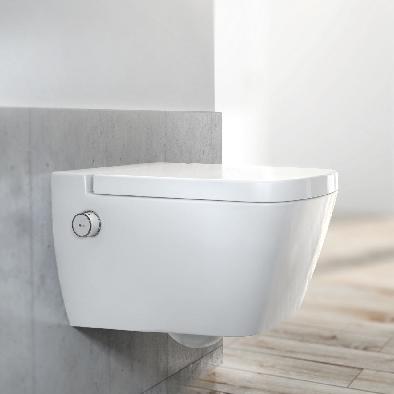 Set Dusch-WC TECEone, spülrandlos, mit Duschfunktion inkl. WC-Sitz mit Absenkautomatik Set Dusch-WC TECEone, spülrandlos, mit Duschfunktion inkl. WC-Sitz mit Absenkautomatik