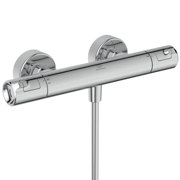 Brausethermostat Aufputz Ceratherm T50, Ausladung 78mm, mit Brausegarnitur, Brausestange 900mm, Chrom Brausethermostat Aufputz Ceratherm T50, Ausladung 78mm, mit Brausegarnitur, Brausestange 900mm, Chrom