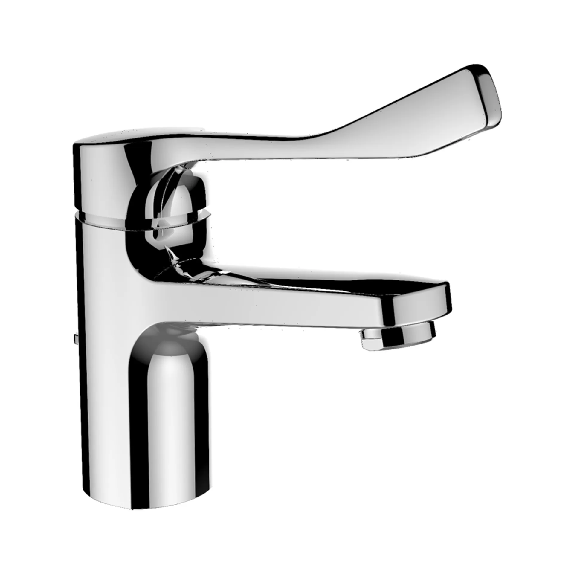 Laufen Einhebel-Waschtischmischer Citypro Liberty Ausladung 140 mm, Festauslauf, Temperaturlimitierung, Mengenlimitierung, Mischdüse M24x1 PCA Laminar mit Ablaufventil, Durchfluss/Geräuschgruppe: 5.7 l/min (3 bar) / I/ chrom Laufen Einhebel-Waschtischmischer Citypro Liberty Ausladung 140 mm, Festauslauf, Temperaturlimitierung, Mengenlimitierung, Mischdüse M24x1 PCA Laminar mit Ablaufventil, Durchfluss/Geräuschgruppe: 5.7 l/min (3 bar) / I/ chrom