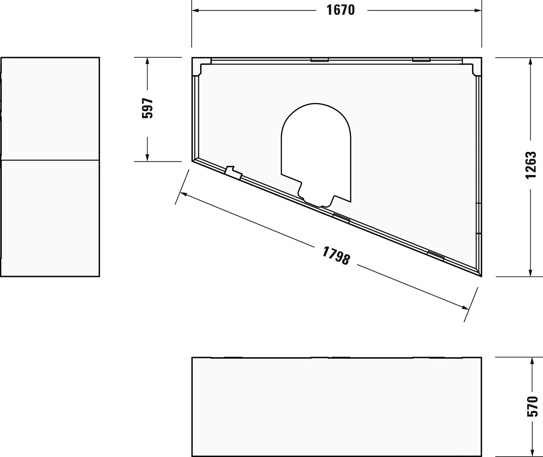 Badewannenträger für Paiova 700215