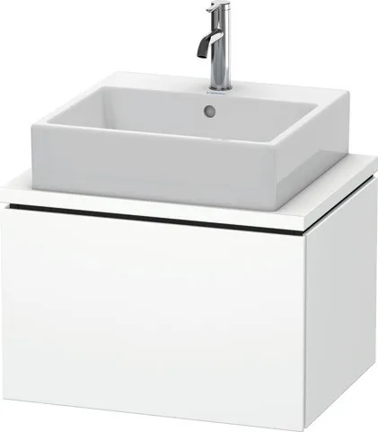 Duravit Waschtischunterschrank wandhängend „L-Cube“ 62 × 40 × 47,7 cm Weiß Matt