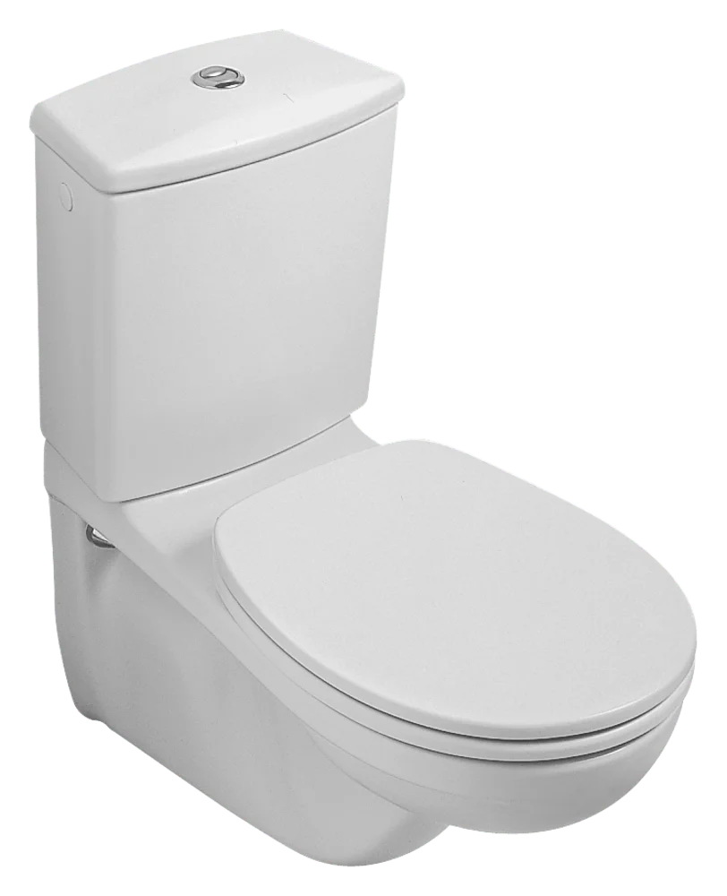 Villeroy & Boch O.novo Tiefspül-WC für Kombination, Oval, wandhängend, Weiß Alpin