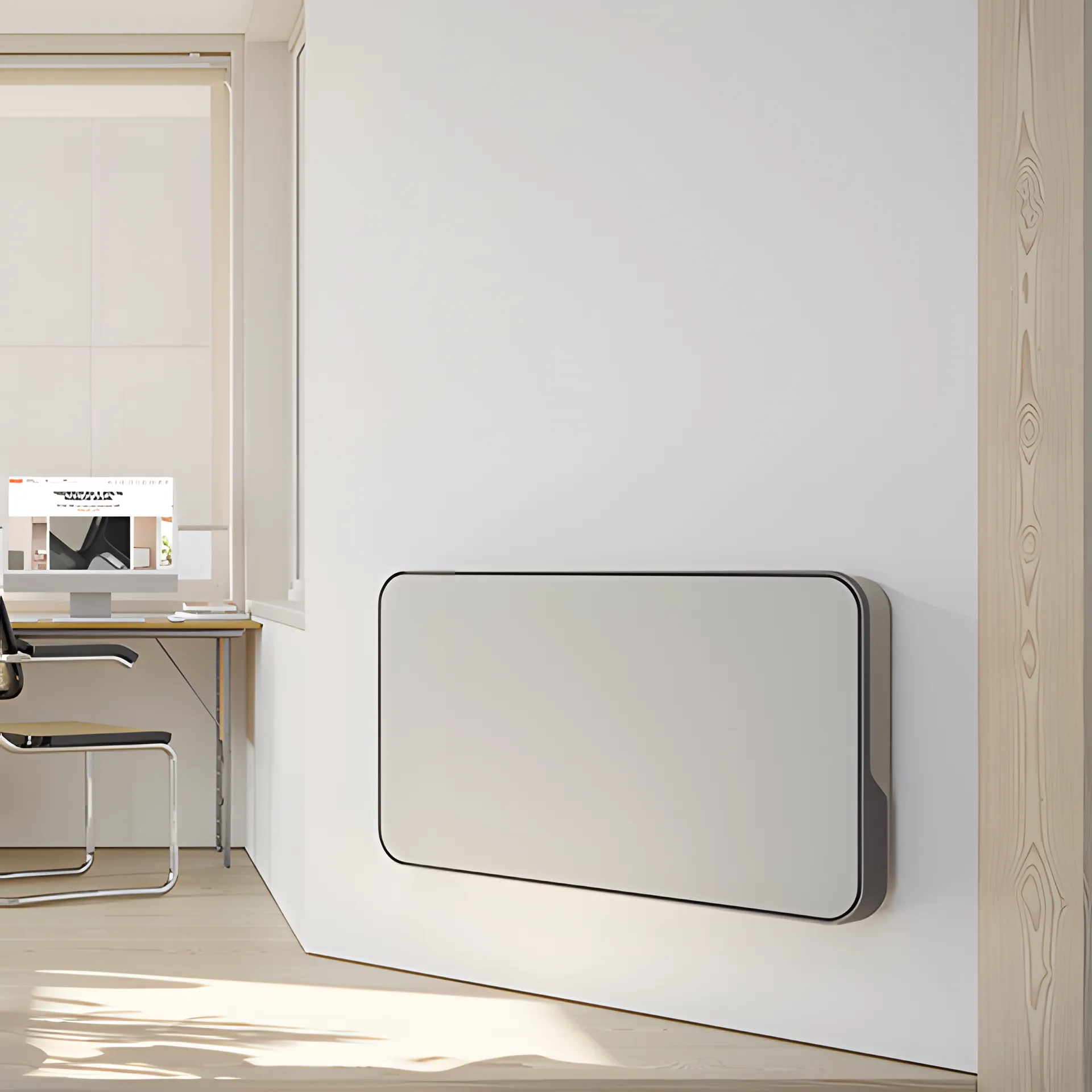 BEMM Arte Designer Relax Hybrid H0650x107x0920, Designer-Heizkörper Serie DRC/DRL, Anschluss rechts, Schwarzperlmatt