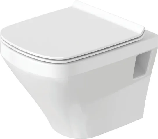 Wand-Tiefspül-WC Compact „DuraStyle“ 37 × 35,5 × 48 cm, Befestigung sichtbar, ohne Spülrand Wand-Tiefspül-WC Compact „DuraStyle“ 37 × 35,5 × 48 cm, Befestigung sichtbar, ohne Spülrand