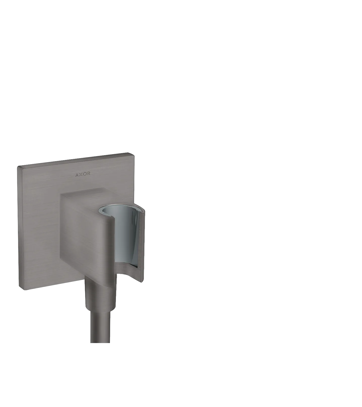 Hansgrohe AXOR ShowerSolutions Portereinheit eckig, Brushed Black Chrome, DN15 mit Rückflussverhinderer, G 1/2 Hansgrohe AXOR ShowerSolutions Portereinheit eckig, Brushed Black Chrome, DN15 mit Rückflussverhinderer, G 1/2
