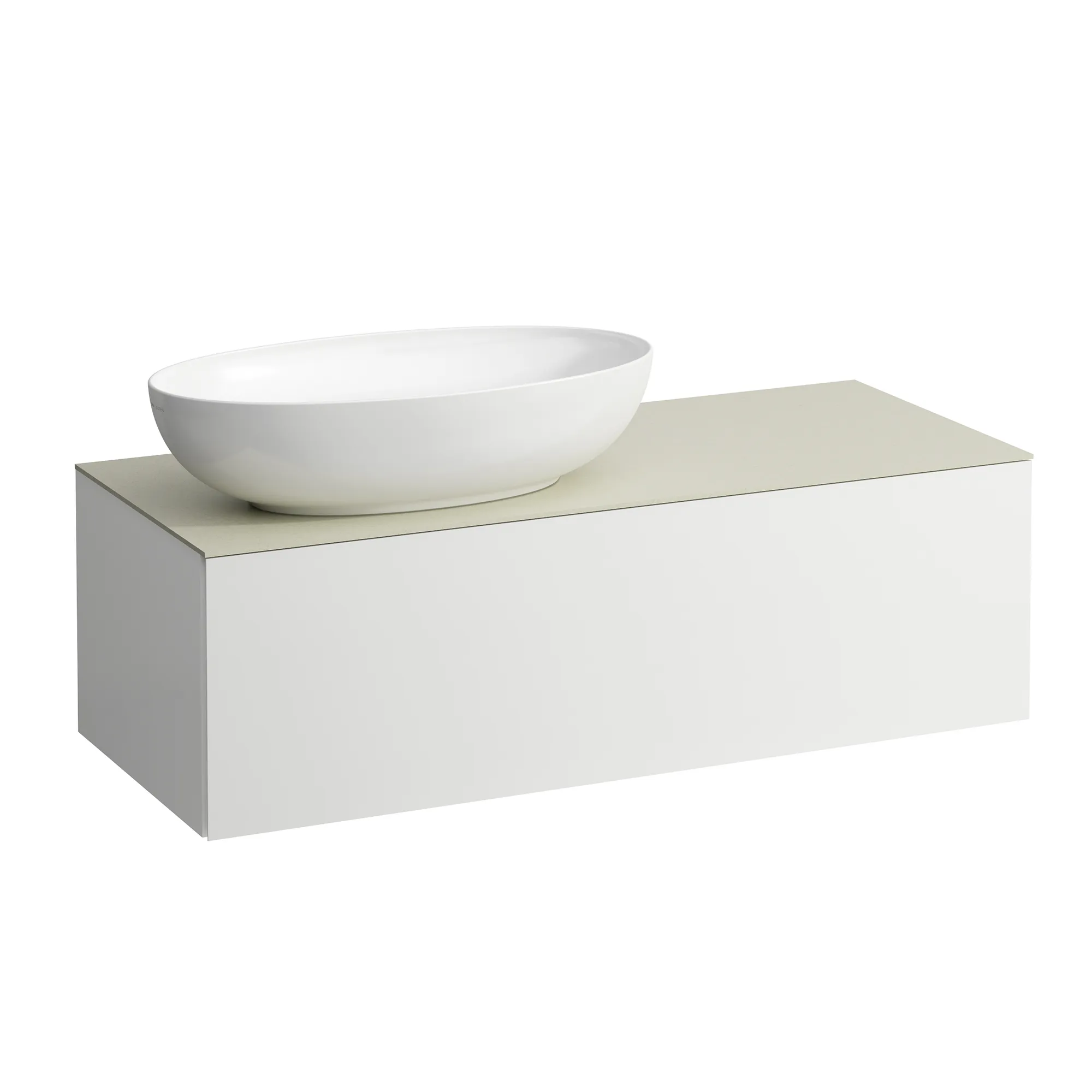 Schubladenelement (WT-Unterbau+WT-Platte) ILBAGNOALESSI 500x1200x370 1 Schublade integrierte versteckte Griffe seitlich Vollauszug Soft-Close Ausschnitt links Calce Avorio Top inkl. gebohrtes Hahnloch passend zu Waschtisch H818977/8 Weiß matt Schubladenelement (WT-Unterbau+WT-Platte) ILBAGNOALESSI 500x1200x370 1 Schublade integrierte versteckte Griffe seitlich Vollauszug Soft-Close Ausschnitt links Calce Avorio Top inkl. gebohrtes Hahnloch passend zu Waschtisch H818977/8 Weiß matt