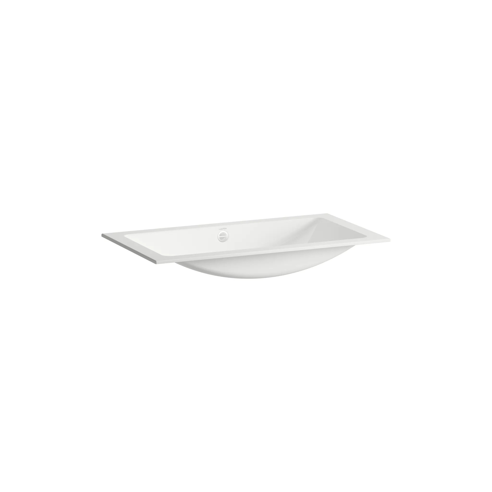 Laufen Einbauwaschtisch CLASSICS ohne Armaturenloch mit Überlauf 800 x 450 x 121 mm in weiß Laufen Einbauwaschtisch CLASSICS ohne Armaturenloch mit Überlauf 800 x 450 x 121 mm in weiß