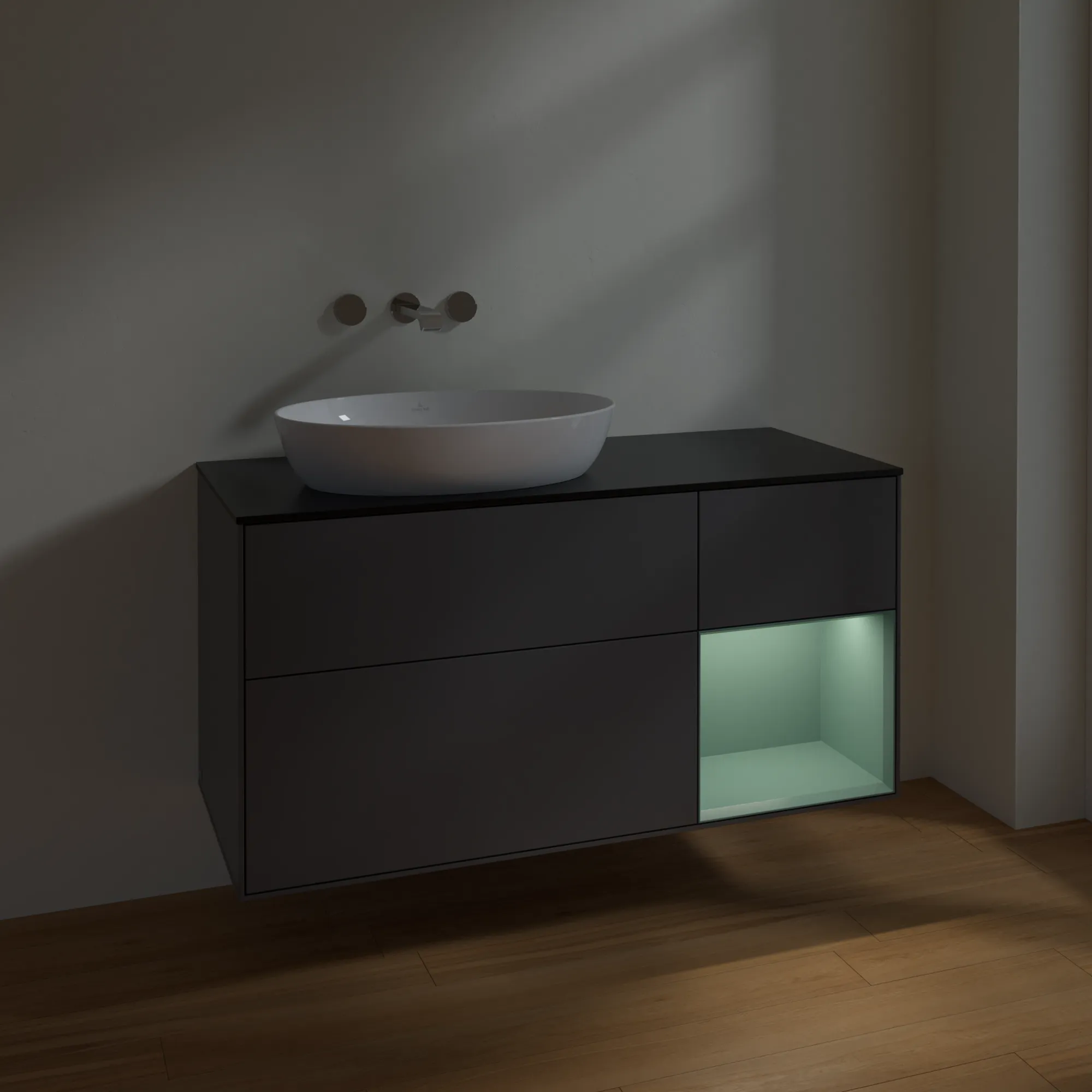 Villeroy & Boch Finion FA5 Waschbeckenunterschrank, anthrazit