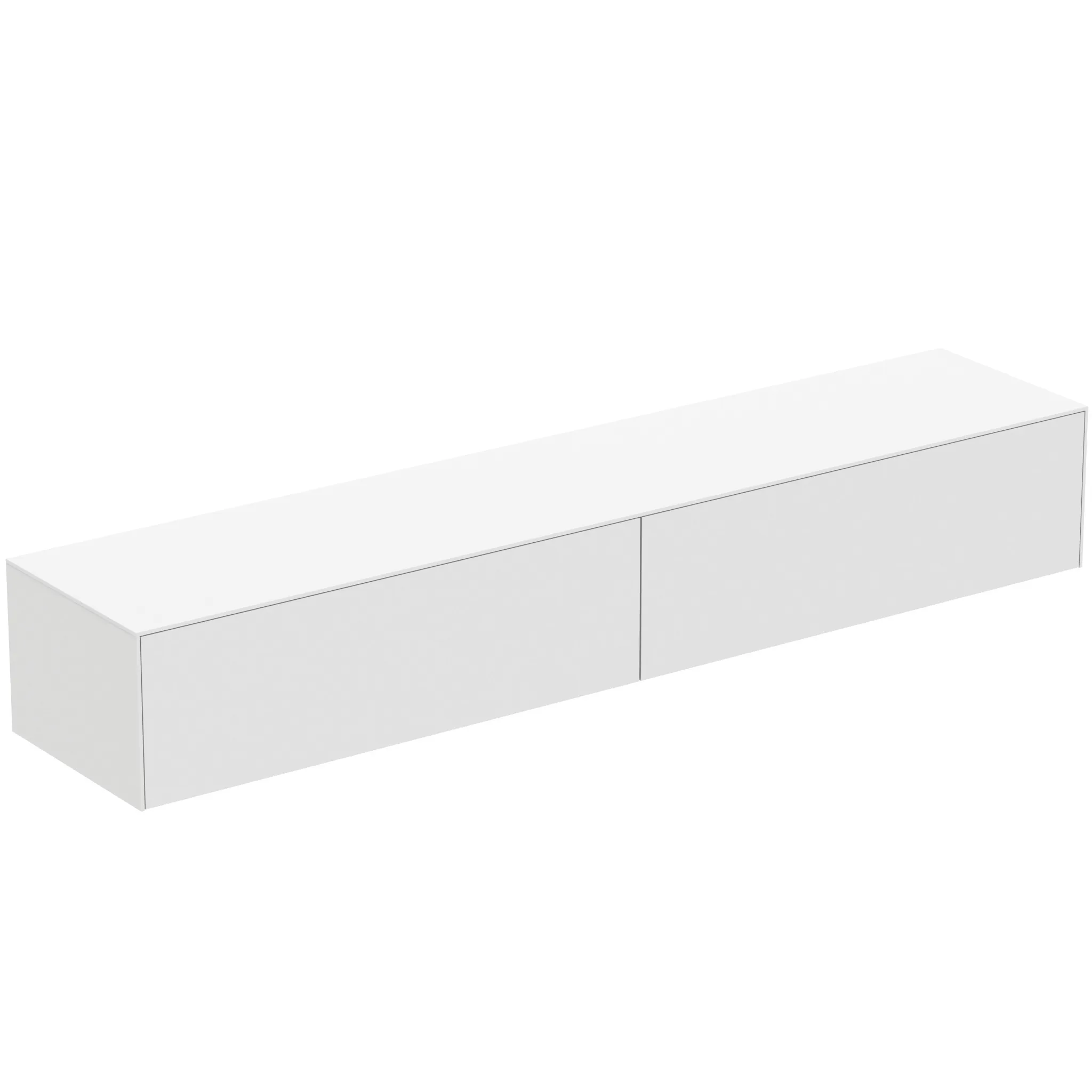 Ideal Standard Waschtischunterschrank „Conca“ 238,7 × 37 × 50,5 cm Weiß matt lackiert