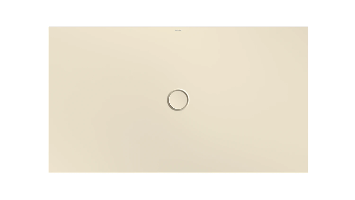 Bette rechteck Duschwanne „BetteFloor“ 1600 × 900 mm mit BetteAntirutsch Pro, ohne Oberflächenveredelung, ohne Wannenträger, in Pergamon