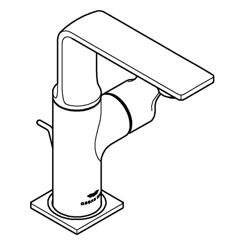 Grohe Allure Einhand-Waschtischbatterie, ½ M-Size, schwenkbarer Auslauf, chrom Grohe Allure Einhand-Waschtischbatterie, ½ M-Size, schwenkbarer Auslauf, chrom