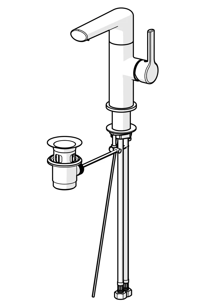 HansaRONDA Einhebelmischer Waschtischbatterie 5526 Chrom HansaRONDA Einhebelmischer Waschtischbatterie 5526 Chrom