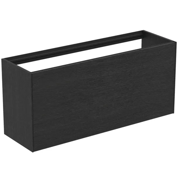 Ideal Standard Waschtischunterschrank „Conca“ 120 × 54 × 37,3 cm Eiche geflammt Furnier Ideal Standard Waschtischunterschrank „Conca“ 120 × 54 × 37,3 cm Eiche geflammt Furnier