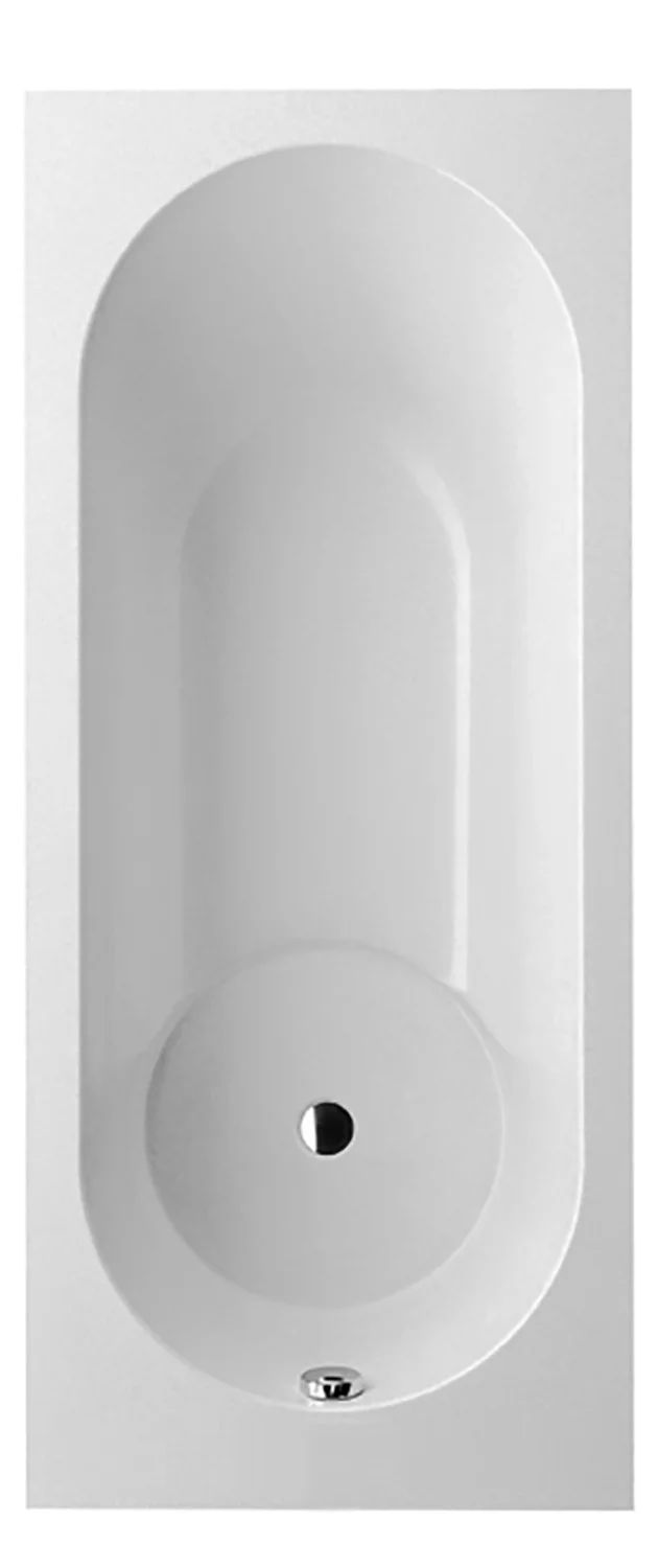 Villeroy & Boch Libra Badewanne Rechteck UBQ170LIB2V, 1700 x 750 x 457 mm, Weiß Alpin