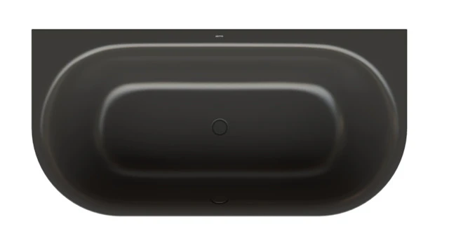 Bette oval Badewanne „BetteLux Oval I Silhouette“ 190 × 95 cm in Anthracite