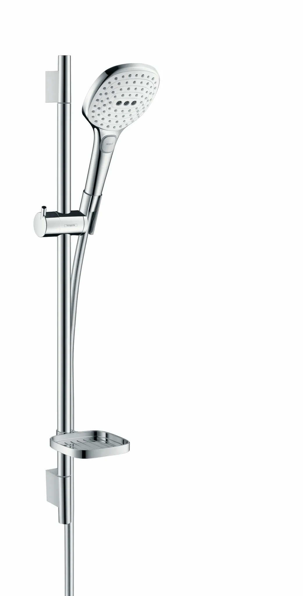 Brausenset Raindance Select E 120 Eco Unica'S Puro 650mm weiss/chrom Brausenset Raindance Select E 120 Eco Unica'S Puro 650mm weiss/chrom