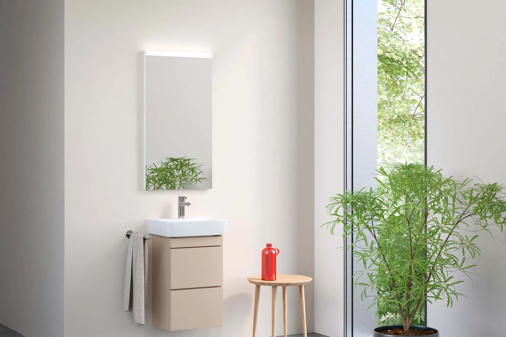 Schneider Lichtspiegel LOW plus LED DLC1/SP 140/LED, weiß Schneider Lichtspiegel LOW plus LED DLC1/SP 140/LED, weiß