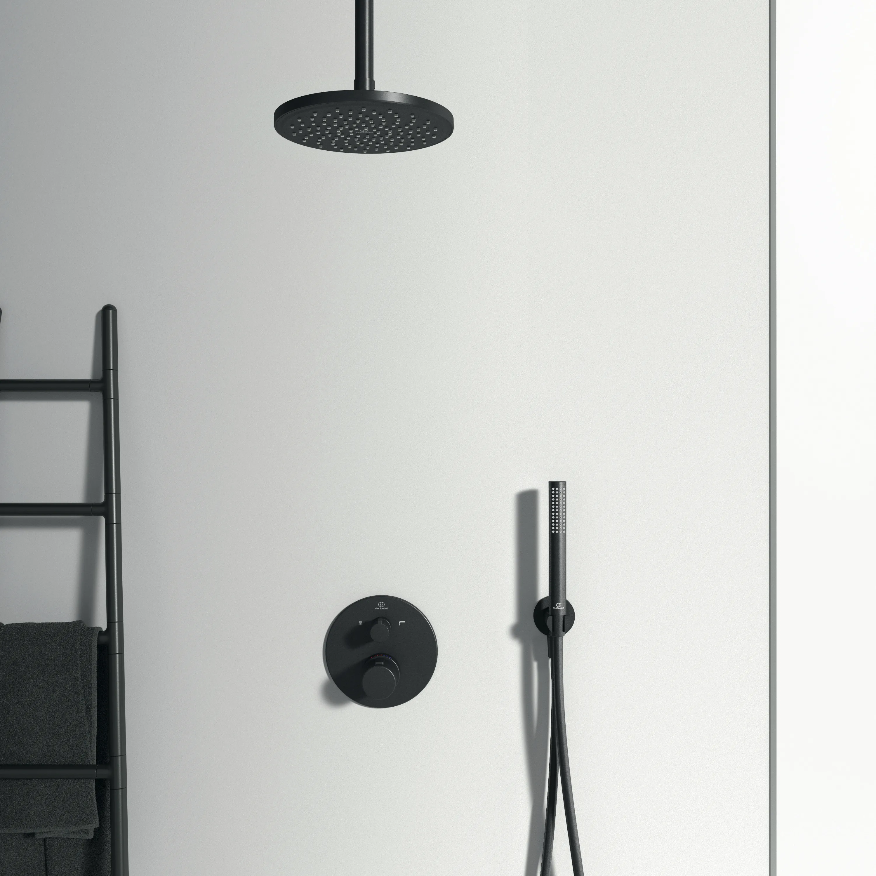 Regenbrause Idealrain rund Durchmesser: 300mm, Brushed Gold Regenbrause Idealrain rund Durchmesser: 300mm, Brushed Gold