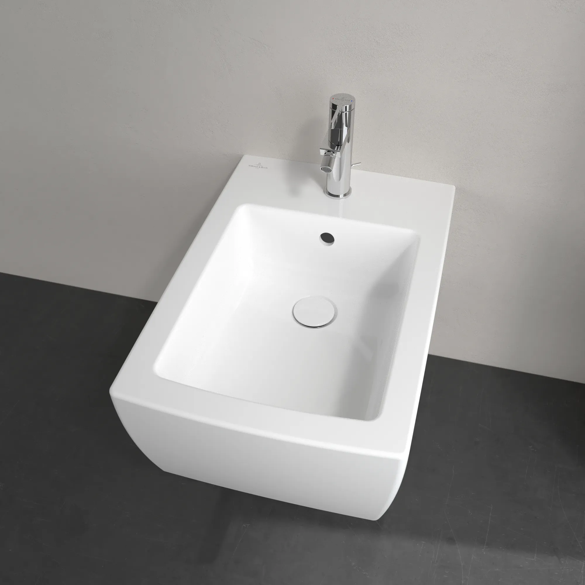 Bidet „Memento 2.0“, Befestigung verdeckt 37,5 × 23 × 56 × 56 cm