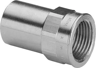 „Sanpress“ Einsteckstück mit Innengewinde 15 mm × 1/2″ „Sanpress“ Einsteckstück mit Innengewinde 15 mm × 1/2″