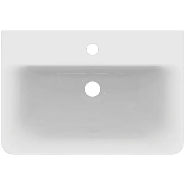 Ideal Standard Waschtisch Connect Cube, 1 Hahnloch, mit Überlauf, kompakt, 550x375x175mm, Weiß Ideal Standard Waschtisch Connect Cube, 1 Hahnloch, mit Überlauf, kompakt, 550x375x175mm, Weiß