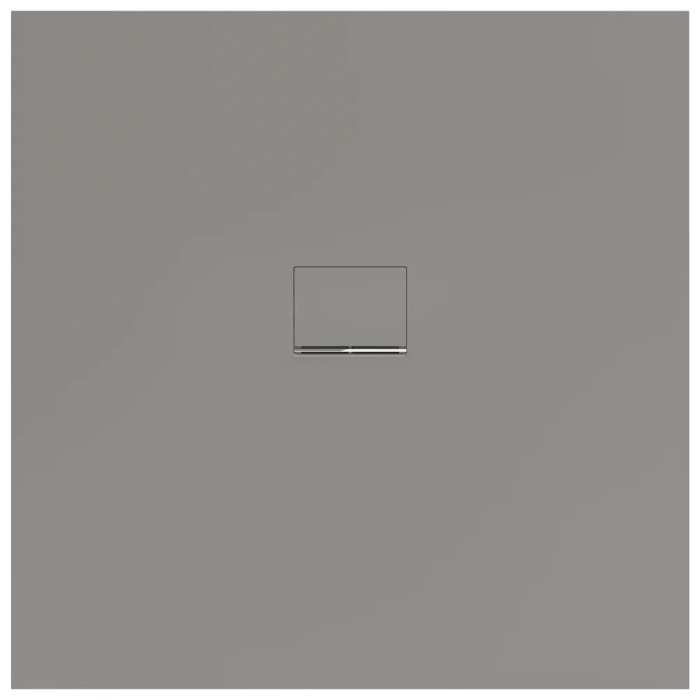 Villeroy & Boch Duschwanne Squaro Infinity, quadratisch, 1200x1200x40 mm, Grey, Quaryl, Antirutschklasse C