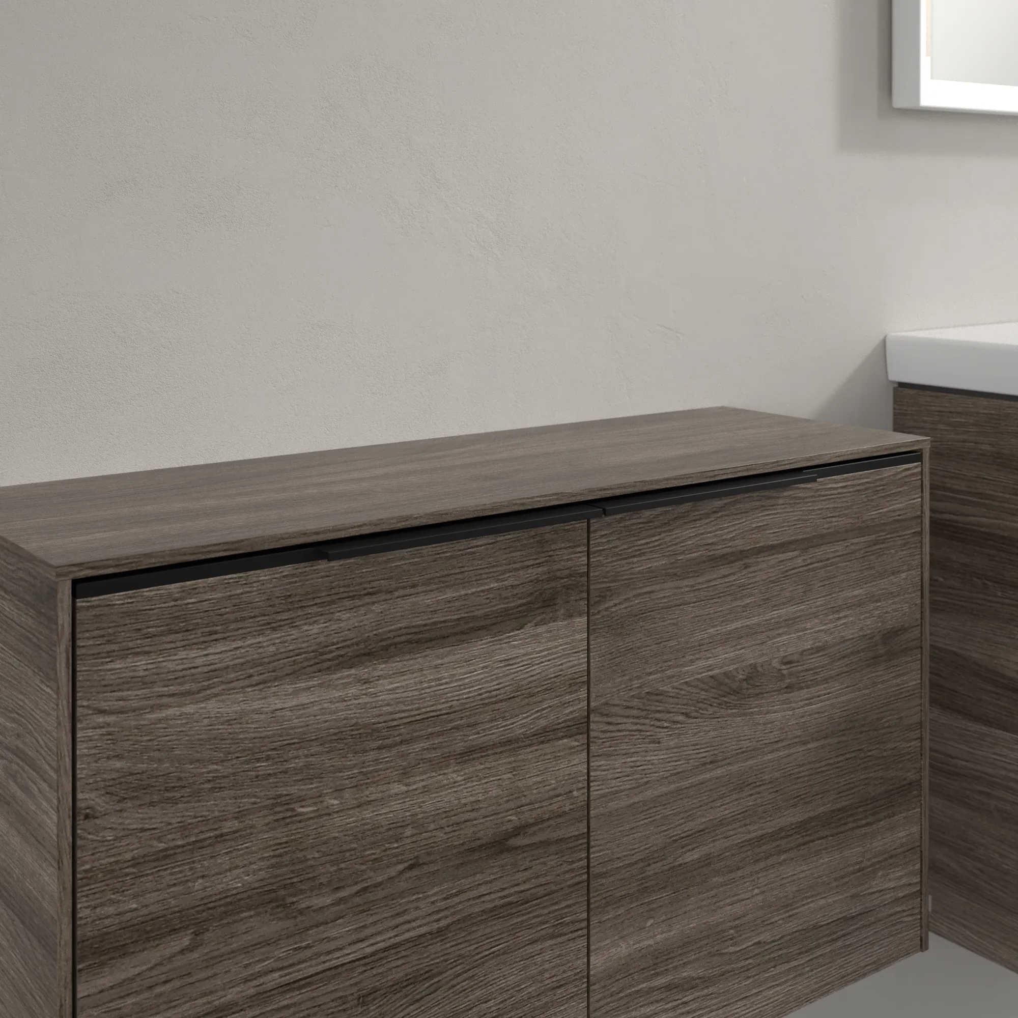 Villeroy & Boch Sideboard Subway 3.0 C60001, Stone Oak, 728 x 423 x 240 mm, 2 Türen, SoftClosing, Wandmontage Villeroy & Boch Sideboard Subway 3.0 C60001, Stone Oak, 728 x 423 x 240 mm, 2 Türen, SoftClosing, Wandmontage