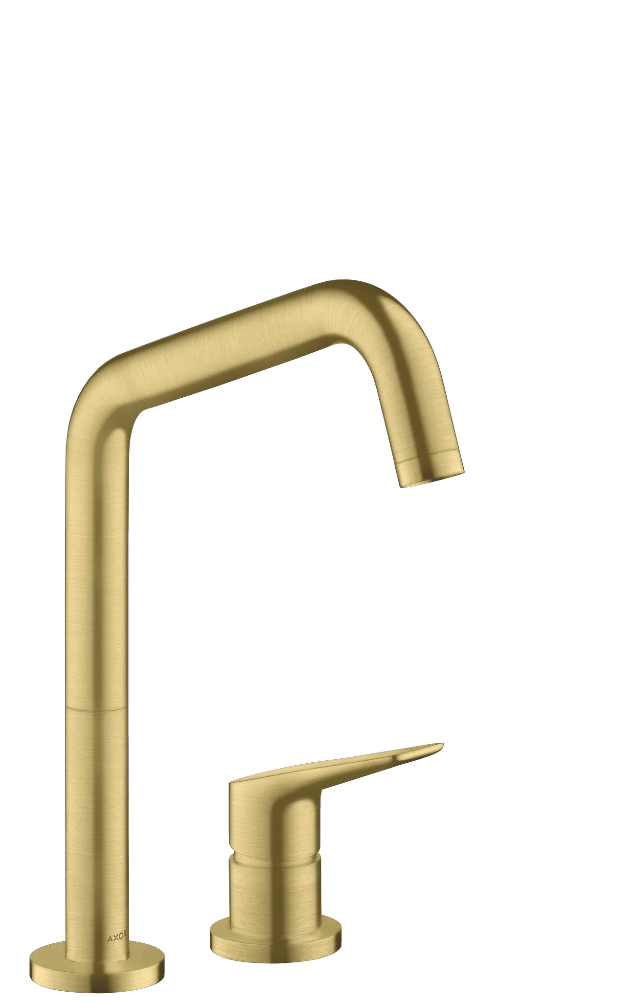 Hansgrohe AXOR Citterio M Küchenmischer 2-Loch Einhebel mit Schwenkauslauf, Brushed Brass