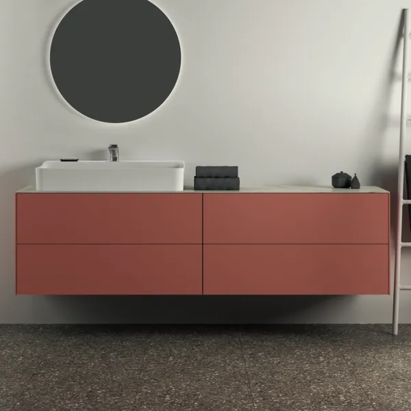 Ideal Standard Waschtischunterschrank Conca, 4 Auszüge, ohne Platte, 1985x505x540 mm, Sunset