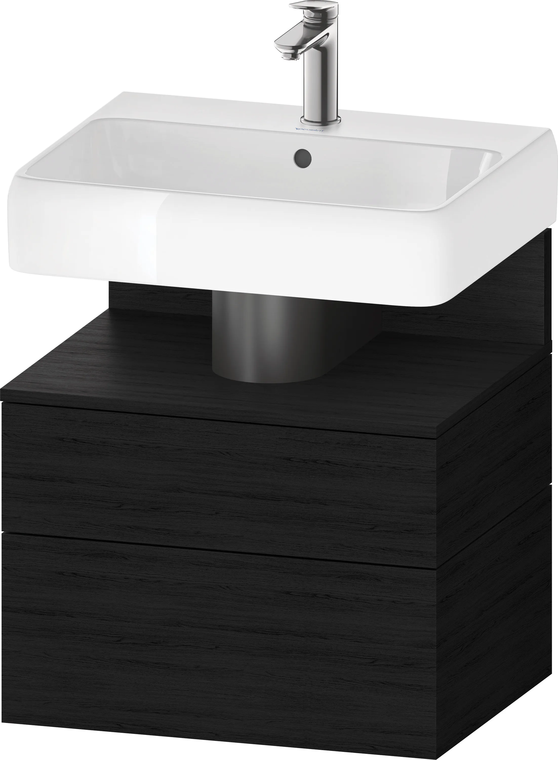 Duravit Waschtischunterschrank wandhängend „Qatego“ 59 × 59 × 47 cm in, ohne Beleuchtung Duravit Waschtischunterschrank wandhängend „Qatego“ 59 × 59 × 47 cm in, ohne Beleuchtung