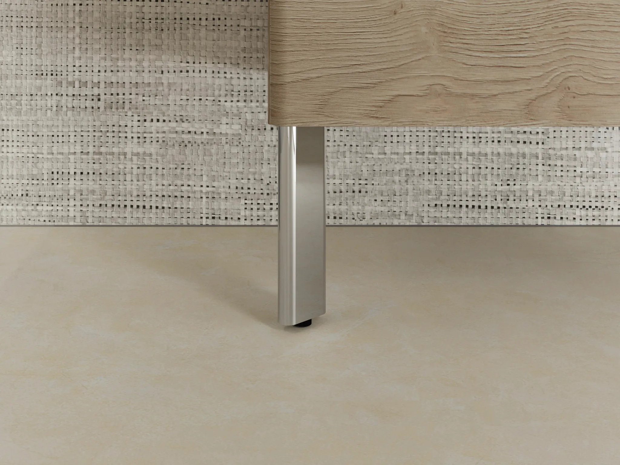 Hansgrohe Xelu Q Möbelfüße, Chrom, 175x60 mm, Höhe 174 mm, 2 Stück