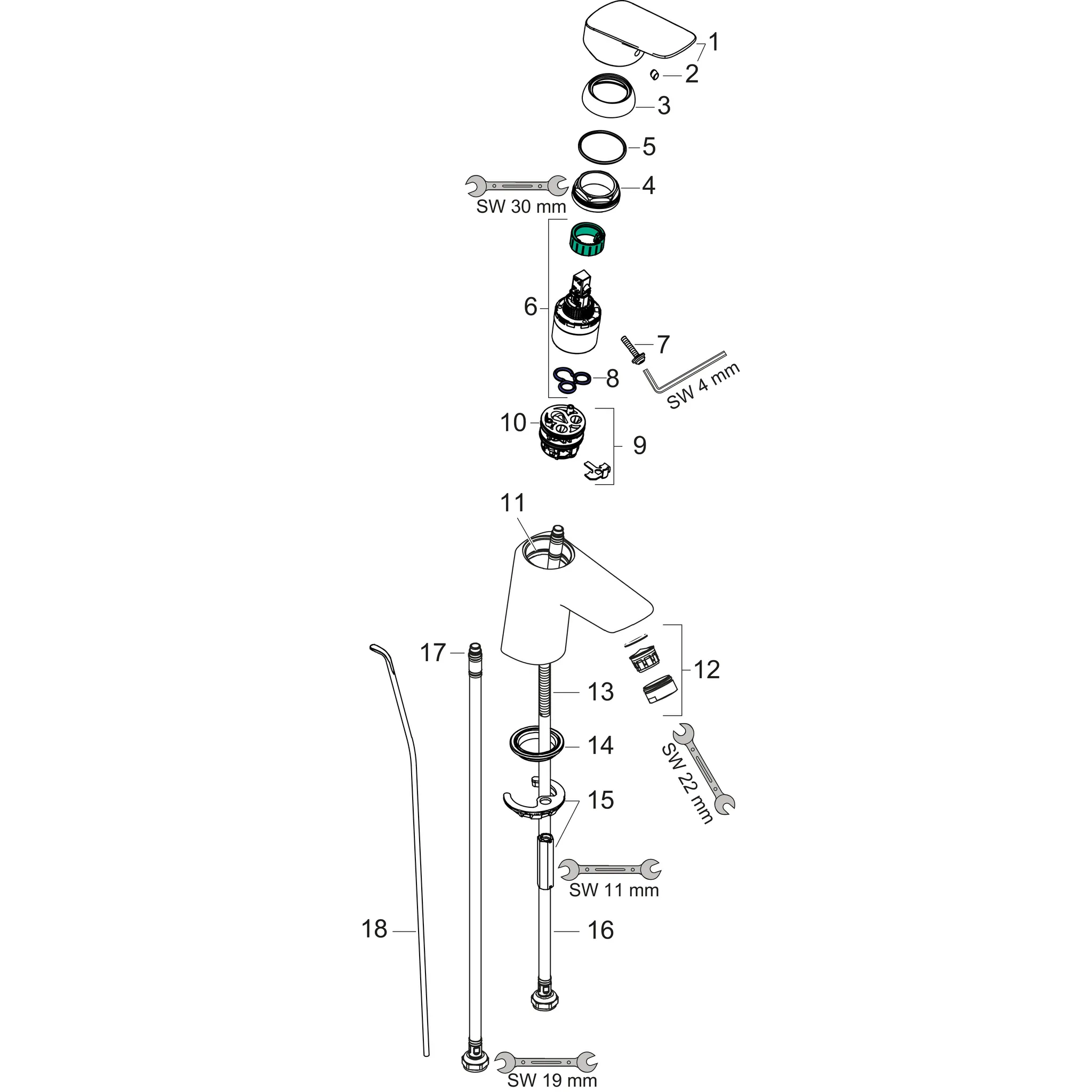 Hansgrohe Logis Einhebel-Waschtischmischer 70 mit Zugstangen-Ablaufgarnitur, Chrom Hansgrohe Logis Einhebel-Waschtischmischer 70 mit Zugstangen-Ablaufgarnitur, Chrom