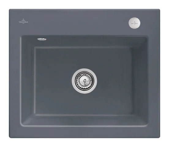 Villeroy & Boch Subway 60 S Einbauspüle 600x510mm Graphite CeramicPlus Villeroy & Boch Subway 60 S Einbauspüle 600x510mm Graphite CeramicPlus