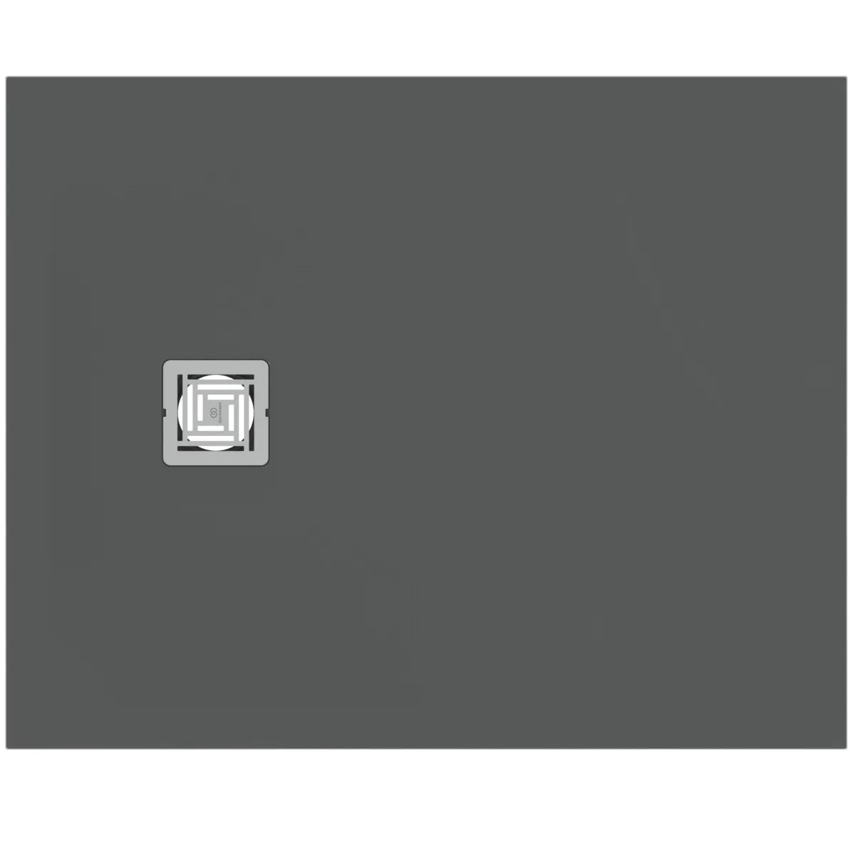 Ideal Standard Duschwanne „UltraFlatS+“ 80 × 100 cm in Quarzgrau
