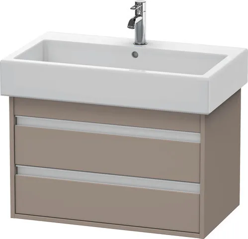 Duravit Waschtischunterschrank wandhängend „Ketho“ 75 × 48 × 44 cm Basalt Matt Duravit Waschtischunterschrank wandhängend „Ketho“ 75 × 48 × 44 cm Basalt Matt