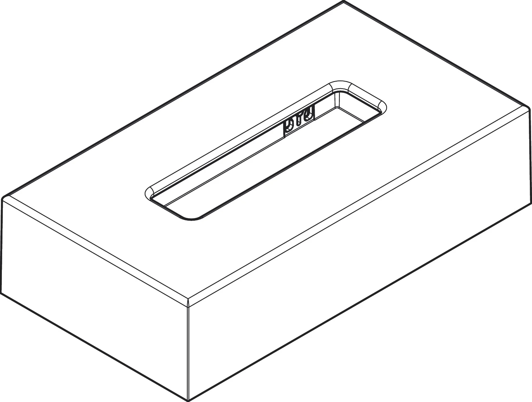 Hansgrohe AXOR Universal Circular Kosmetiktuchbox in Chrom, wandmontiert mit verdeckter Befestigung, Bohrloch-Durchmesser 6 mm, Bohrabstand 200 mm