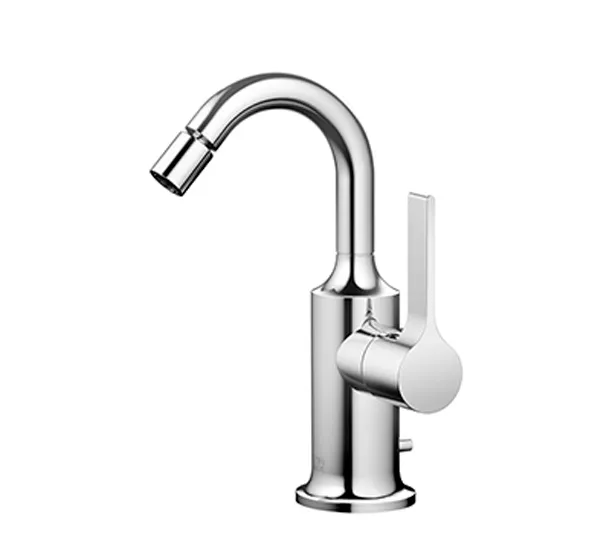 Dornbracht Bidet-Einhandbatterie VAIA Dark Bronze gebürstet PVD, Ausladung 104 mm, Armaturenhöhe 218 mm, Bohrungsdurchmesser 35 mm