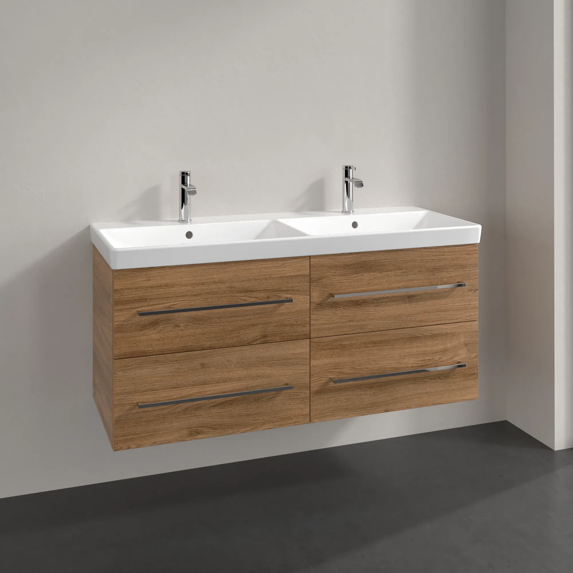 Villeroy & Boch Avento Unterschrank für Unterbauwaschbecken 1180x514x484mm Kansas Oak