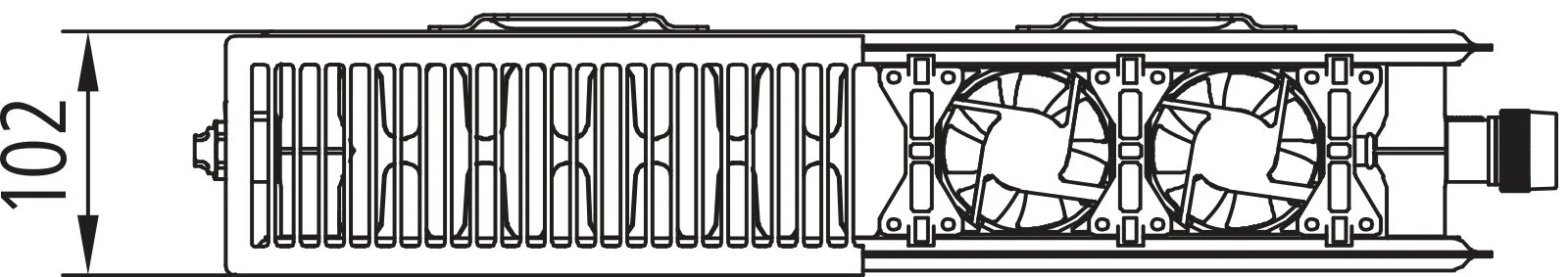 Flachheizkörper x-flair Line-Vmulti Typ 22, HxLxT: 405x1005x102 mm, Farbe: Weiß RAL 9016 seidenglanz, Ventilposition: variabel, 10 bar, Abdeckung: mit, Wärmeleistung 45/35-20: 540 Watt, Bohrkonsole, Heizkostenerfassung: ja Flachheizkörper x-flair Line-Vmulti Typ 22, HxLxT: 405x1005x102 mm, Farbe: Weiß RAL 9016 seidenglanz, Ventilposition: variabel, 10 bar, Abdeckung: mit, Wärmeleistung 45/35-20: 540 Watt, Bohrkonsole, Heizkostenerfassung: ja