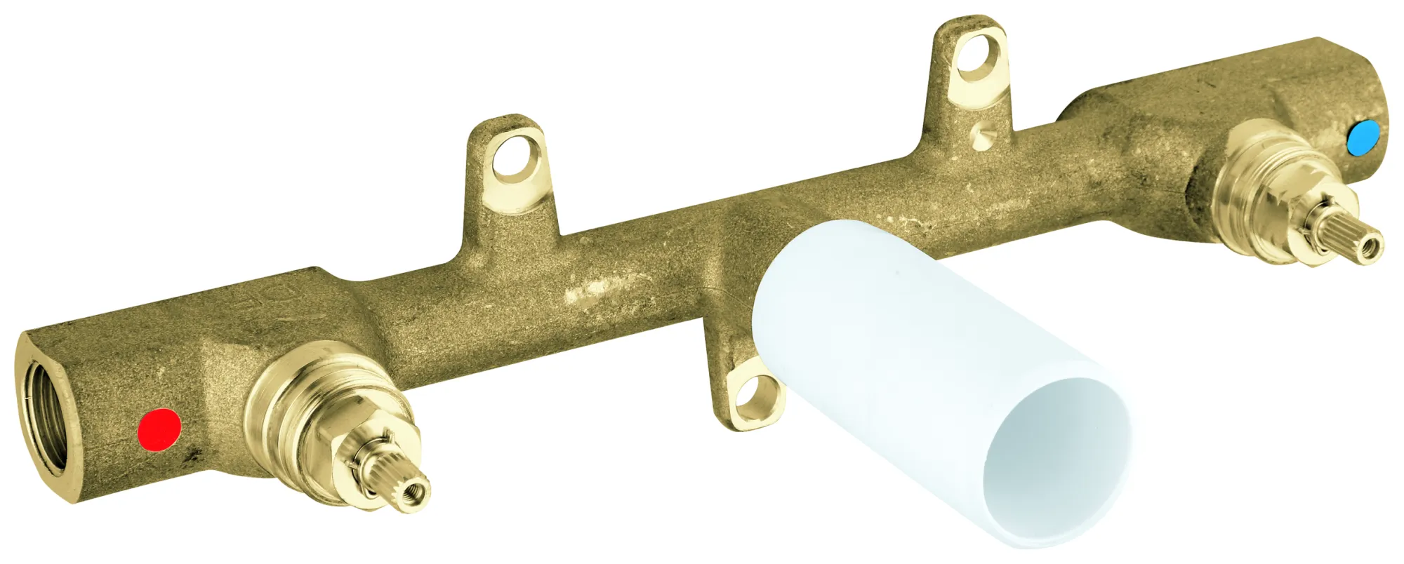 Zweihand-Unterputz-Universal-Einbaukörper 32706, DN 15, für 3-Loch-Waschtischbatterien, Einbautiefe 30 - 75 mm Zweihand-Unterputz-Universal-Einbaukörper 32706, DN 15, für 3-Loch-Waschtischbatterien, Einbautiefe 30 - 75 mm