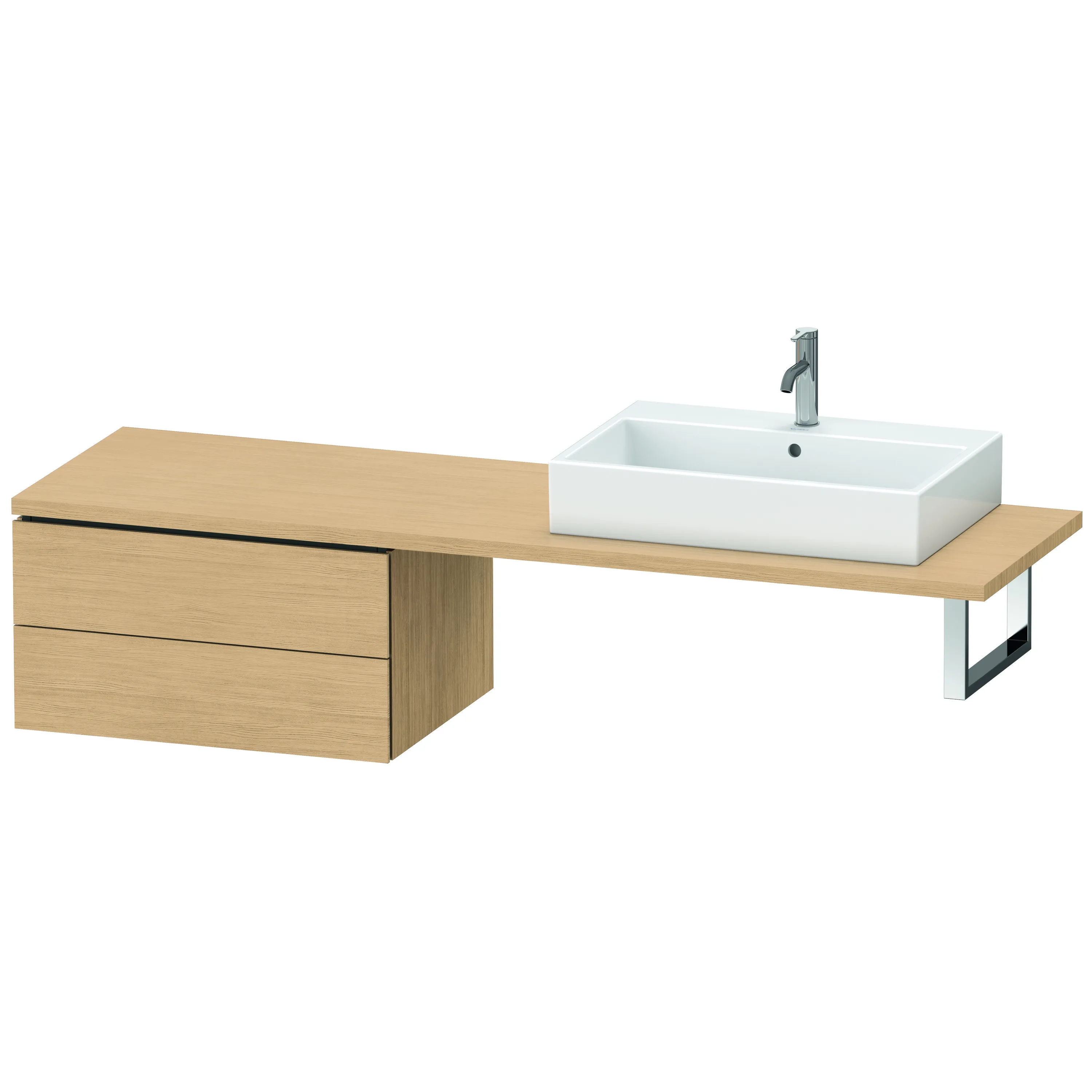 Duravit Unterschrank für Konsole „L-Cube“ 72 × 40 × 54,7 cm Eiche Natur