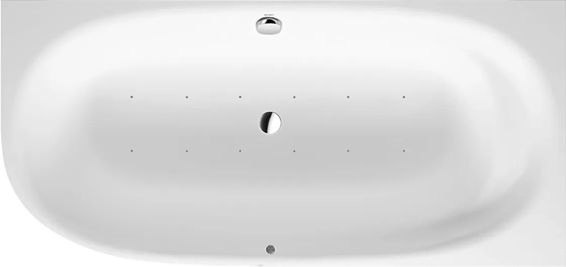 Duravit Whirlwanne „Cape Cod“ vorwand oval 190 × 90 cm, rechts