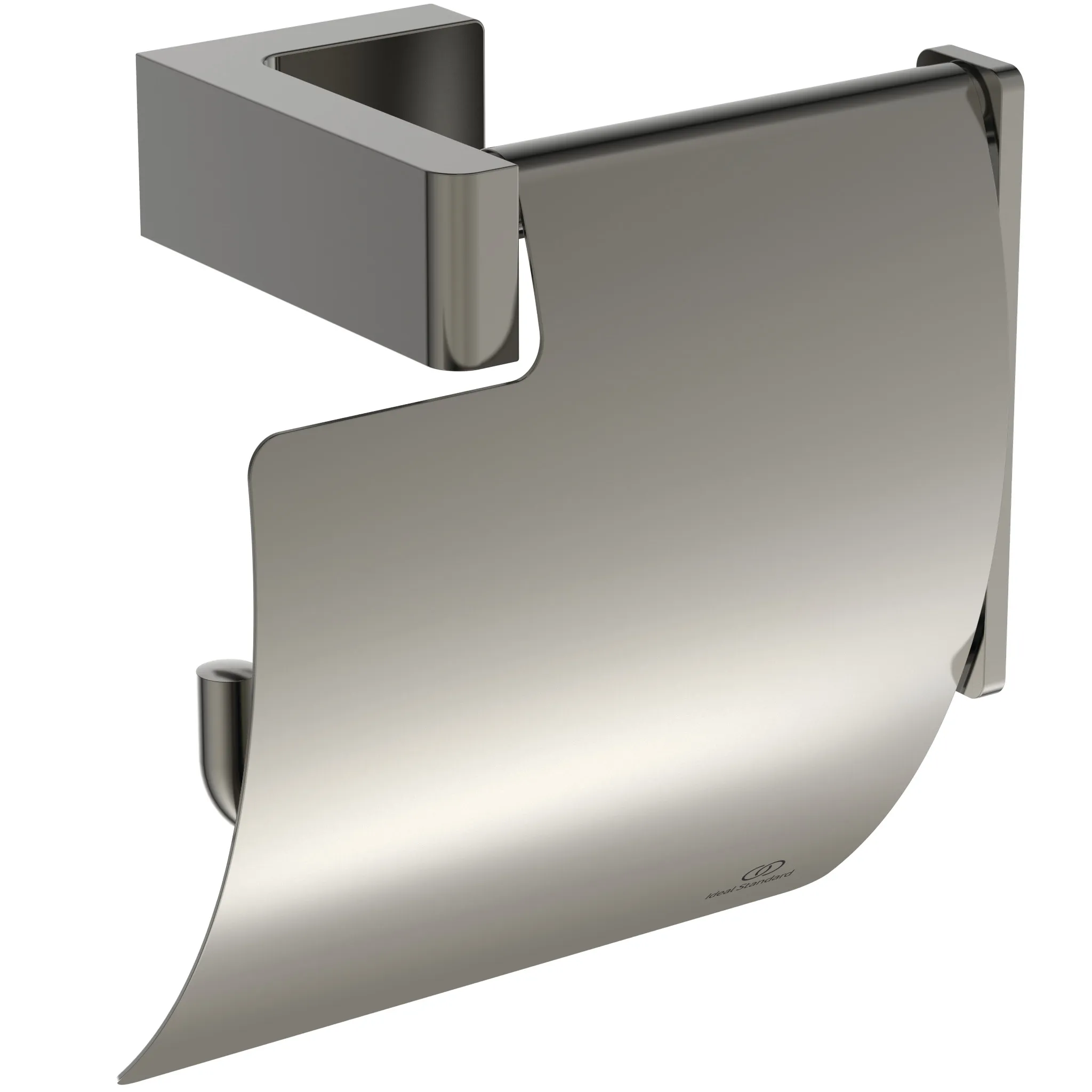 Papierrollenhalter Conca Cube, eckig, Brushed Gold